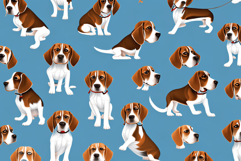 Several distinct types of beagle dogs showcasing their unique characteristics and variations