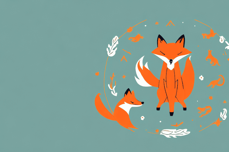 A fox in the middle