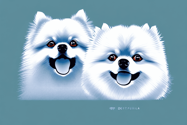 A captivating pomeranian dog with its fluffy coat