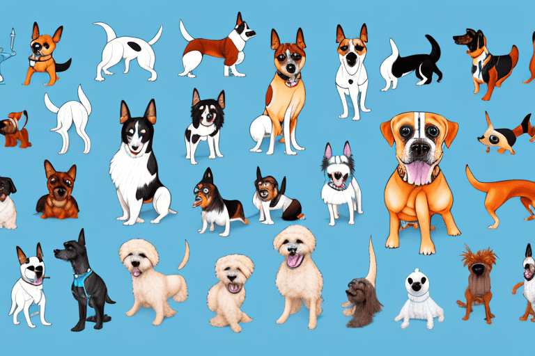 Various types of dogs