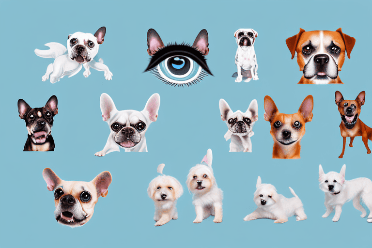Several different dogs