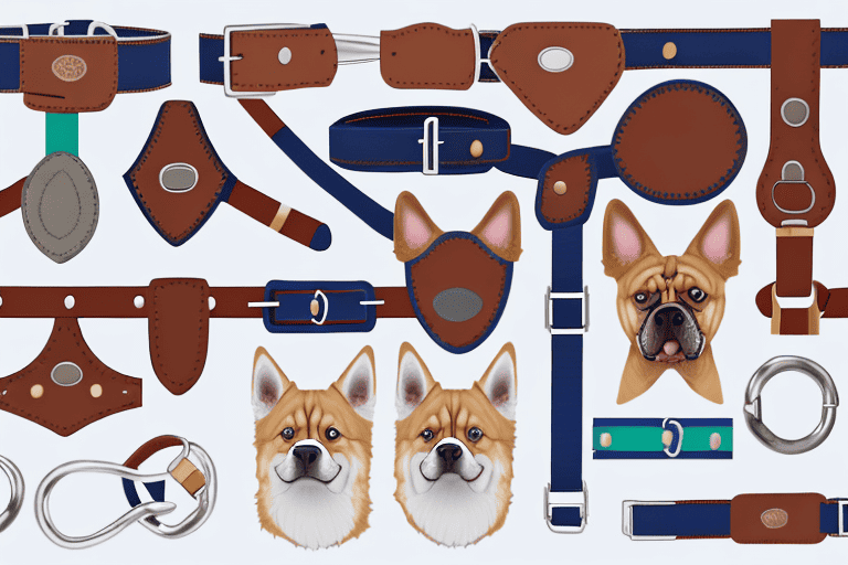 Various types of dog collars
