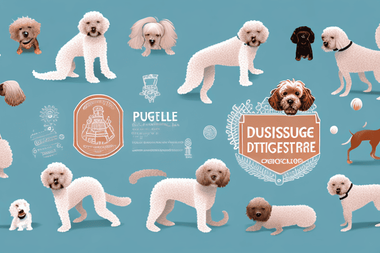 Several distinct designer dog breeds