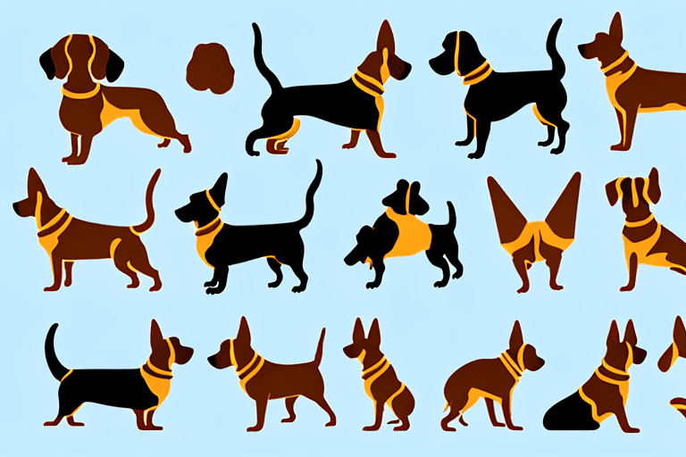 Various dog breeds showcasing their unique ear shapes