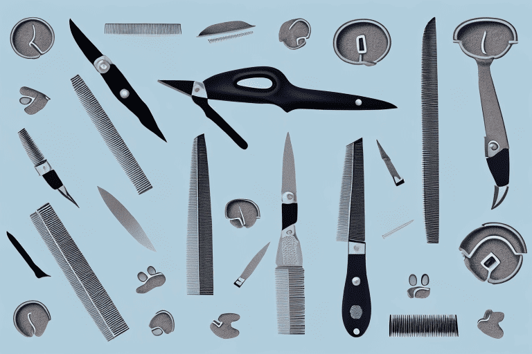Several different types of dog nail trimmers
