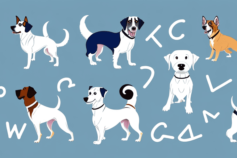 Various breeds of dogs that start with the letter 'w'