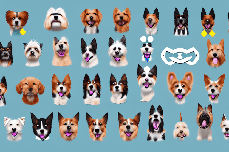 Various breeds of dogs