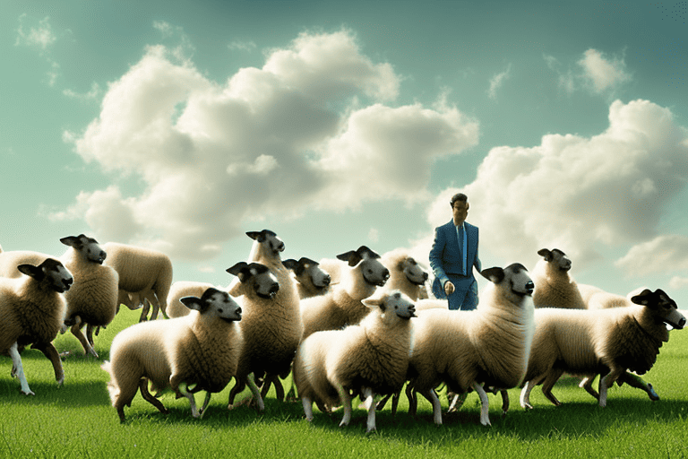 Several distinct herding dog breeds