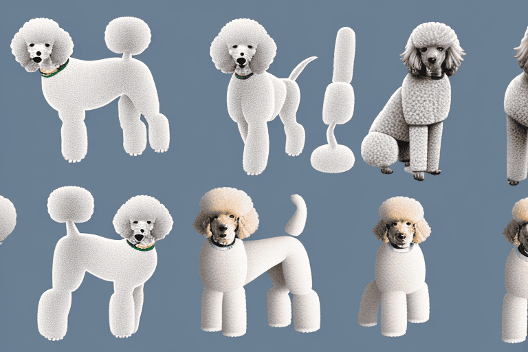Several different types of poodle breeds