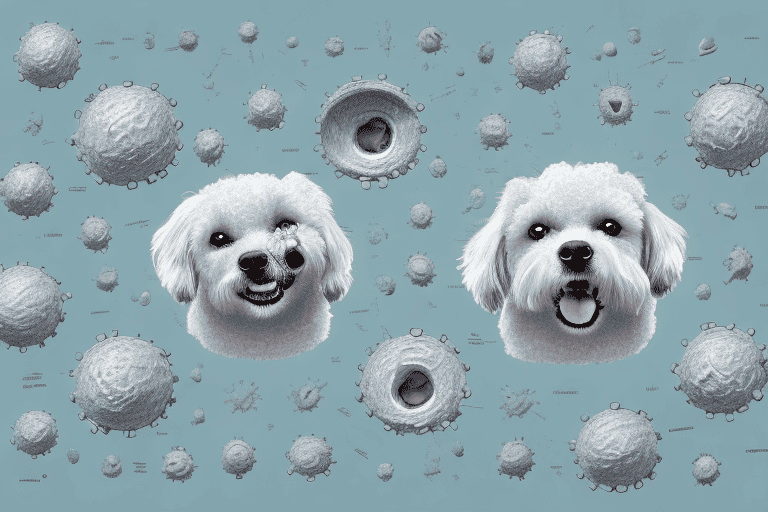 Several dogs of different breeds