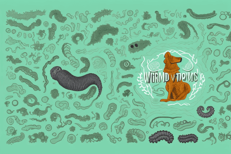 Various types of worms in different shapes and sizes