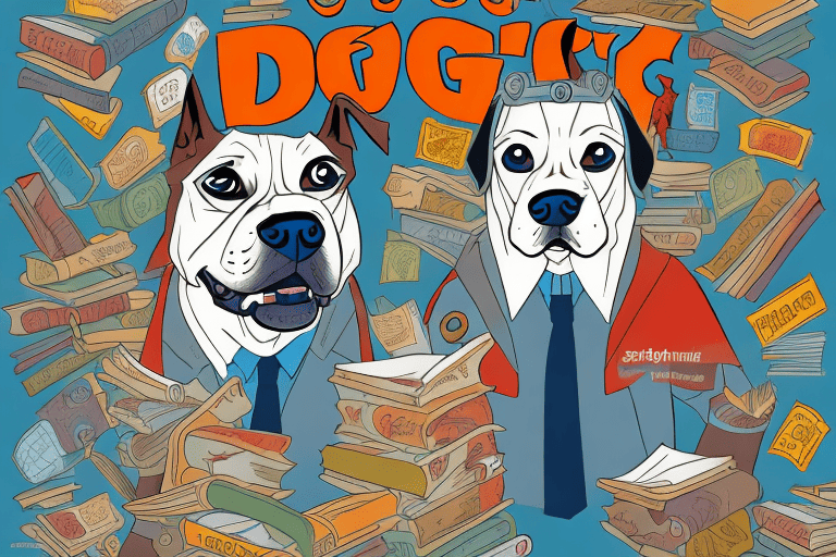The "dog man" book cover