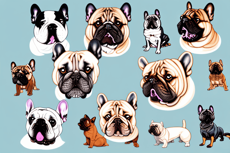 A few different breeds of dogs