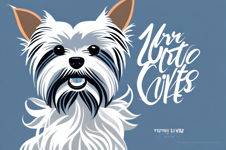 A cute and lively yorkshire terrier