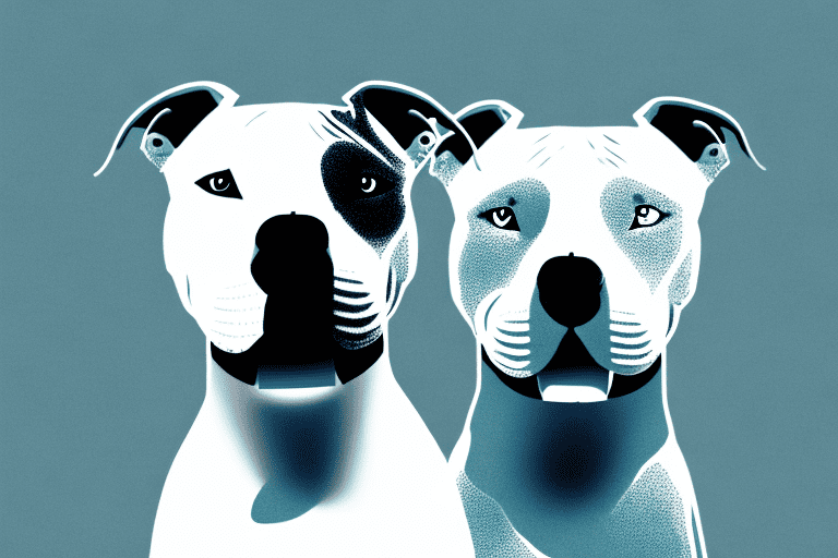 A pit bull terrier