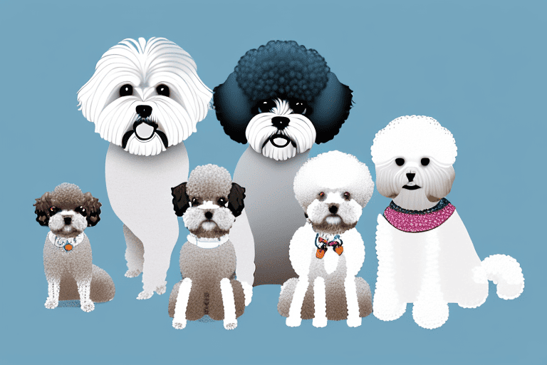 Several different breeds of dogs that are known for not shedding