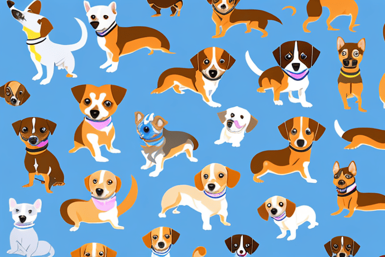 Several small dog breeds