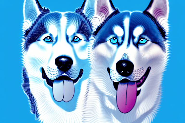 Several different breeds of dogs
