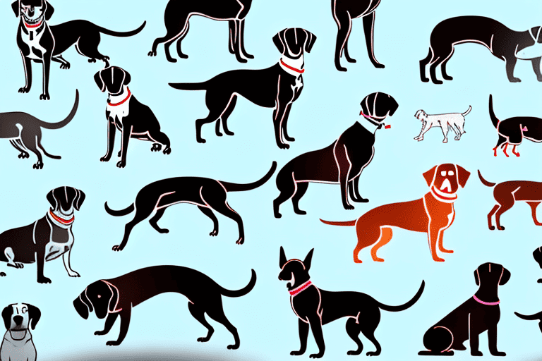 A variety of dogs
