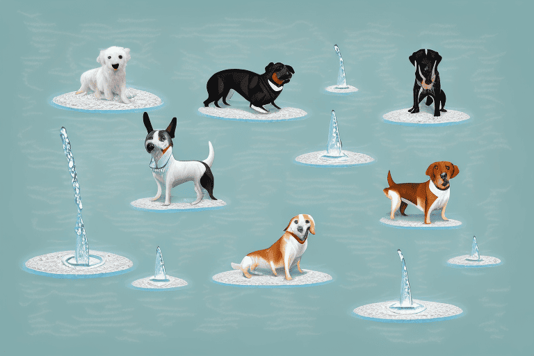 Several different types of water sources