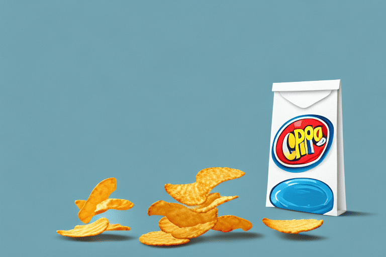 A curious dog sitting next to an open bag of chips ahoy cookies