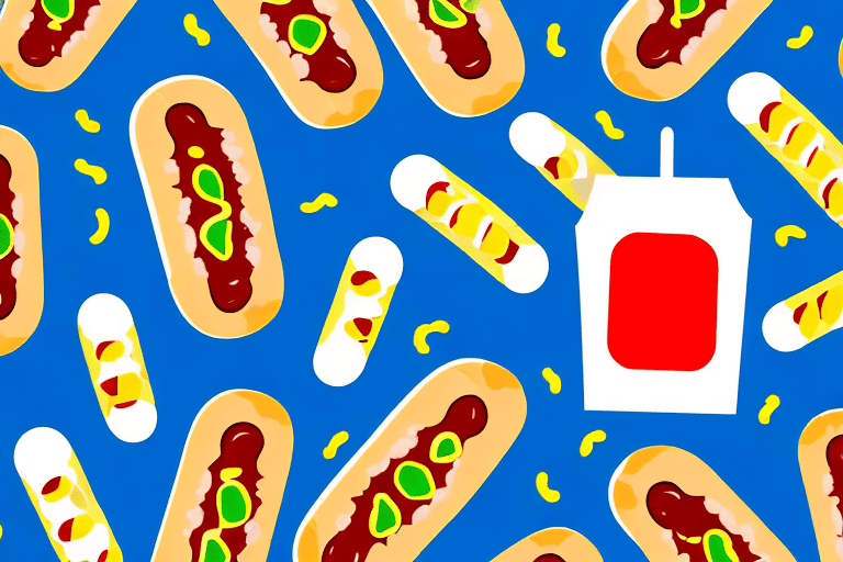 A hot dog with a bite taken out of it
