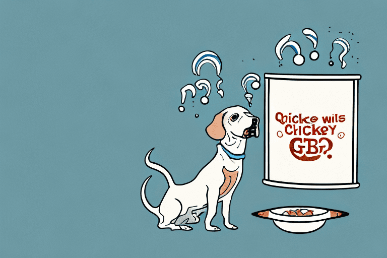 A curious dog sitting next to a bowl filled with chicken giblets