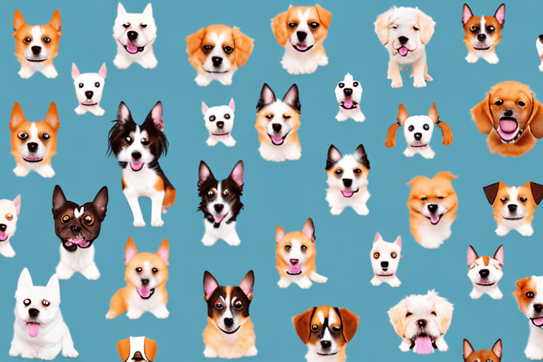 Several different adorable dog breeds