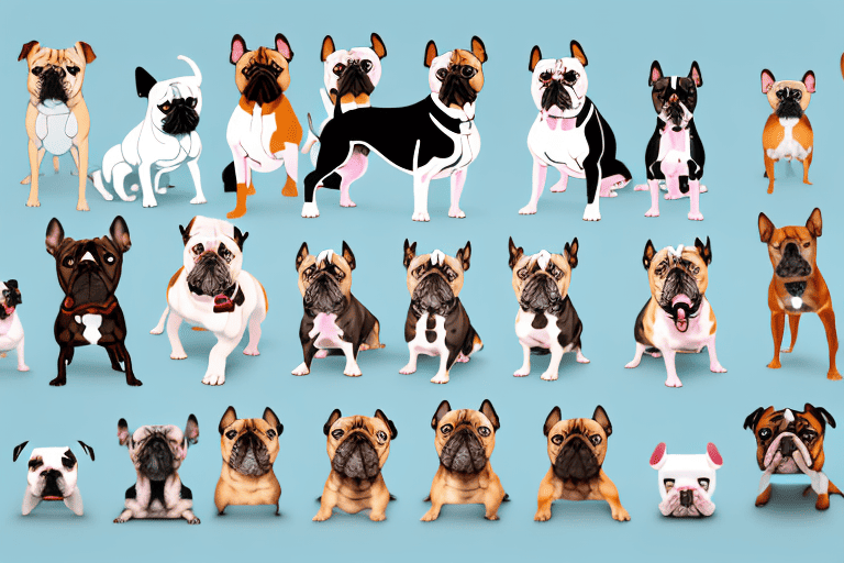 Various dog breeds