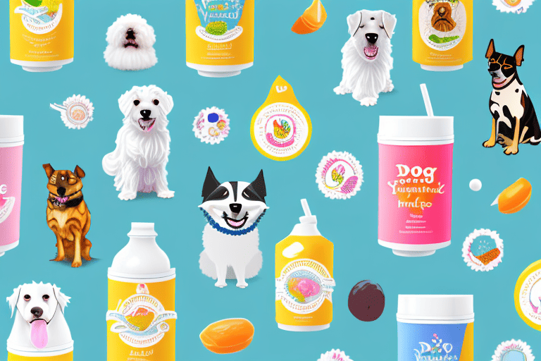 A variety of yogurt containers