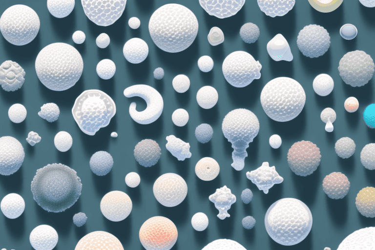 Several different types of bladder stones