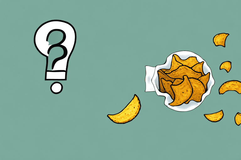 A curious dog sniffing a bag of jalapeno chips on a table