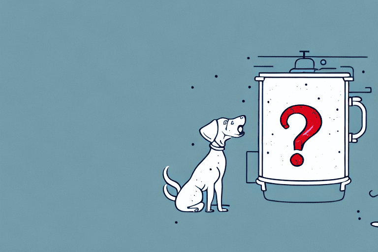 A curious dog sitting next to a bowl of stove top stuffing