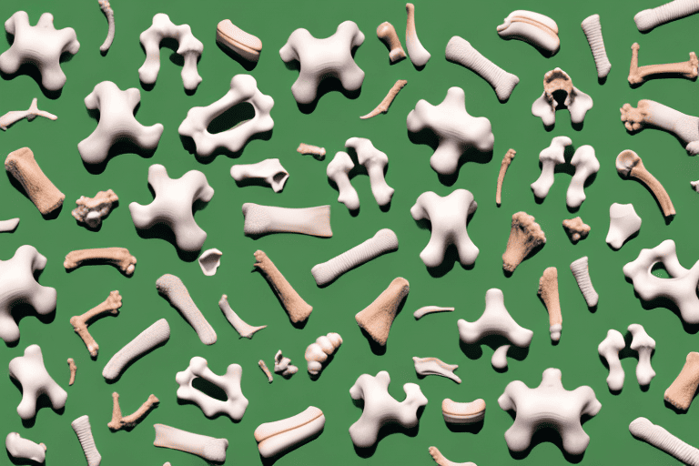 Various types of dog bones