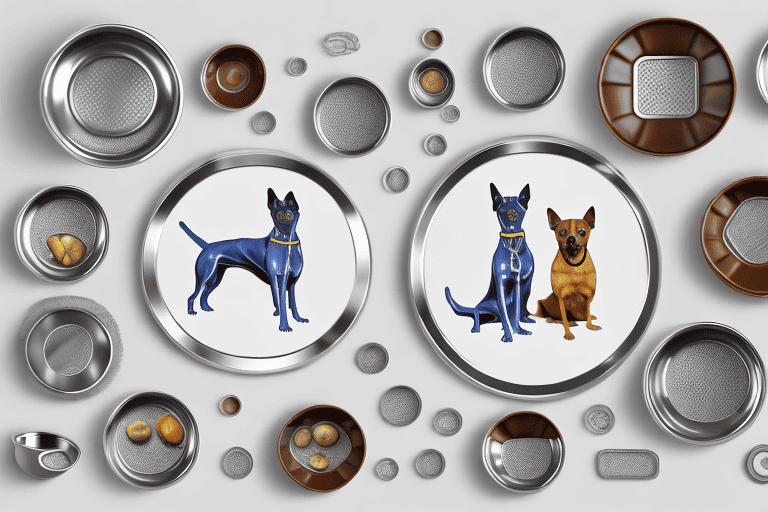 Various types of dog bowls