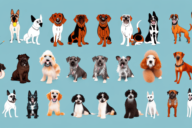 Various dog breeds