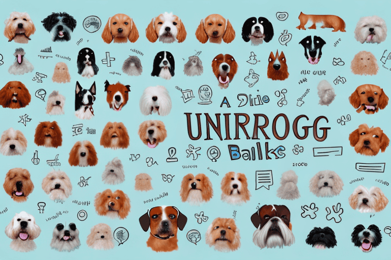 A variety of different dog breeds