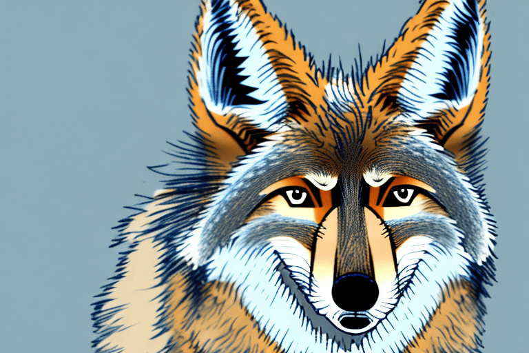 A coyote in a natural setting