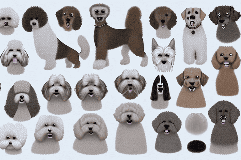 Various types of dogs