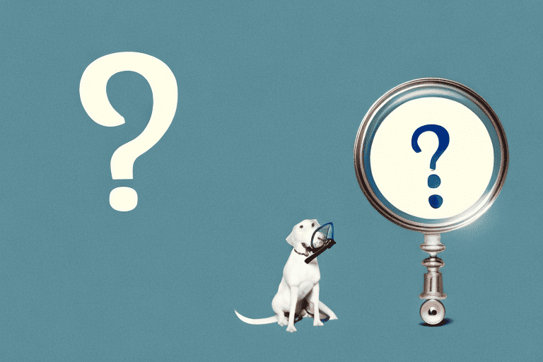 A curious-looking dog barking loudly in a quaint