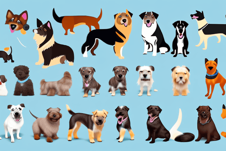 Various popular dog breeds that start with the letter 'n'
