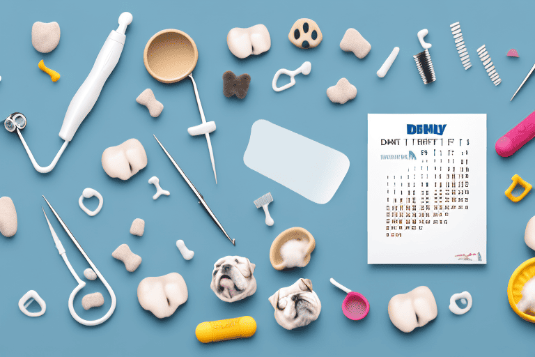 Various types of dental treats for dogs