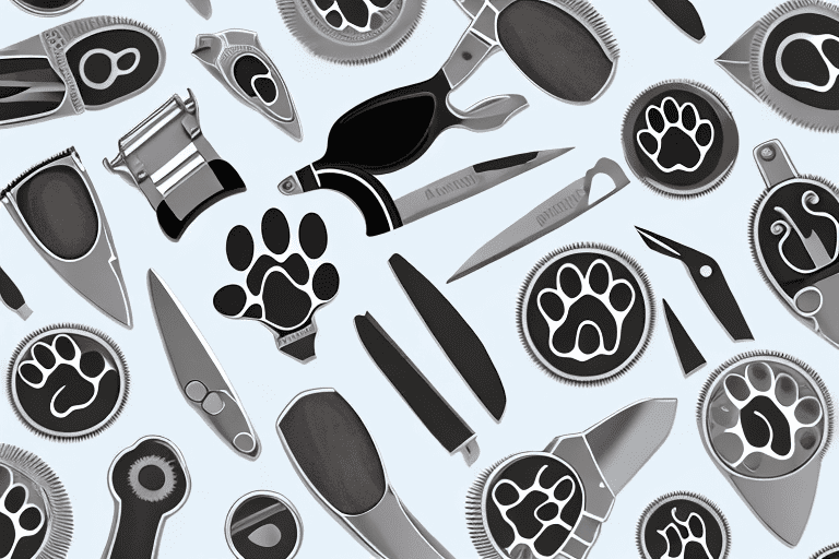 Various types of nail clippers specifically designed for dogs