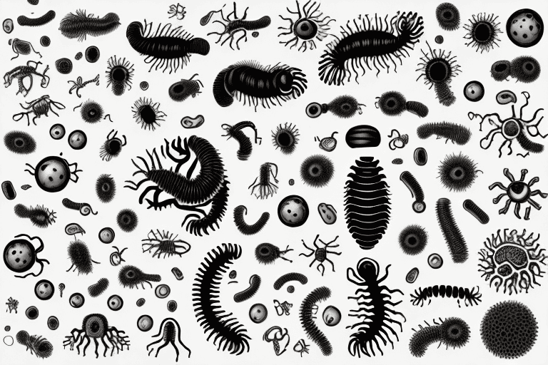 Various types of parasites that commonly affect dogs