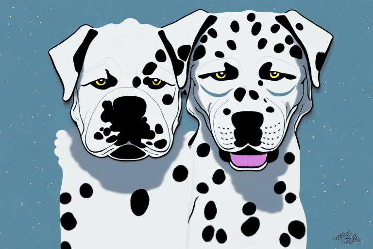 Several distinct dog breeds