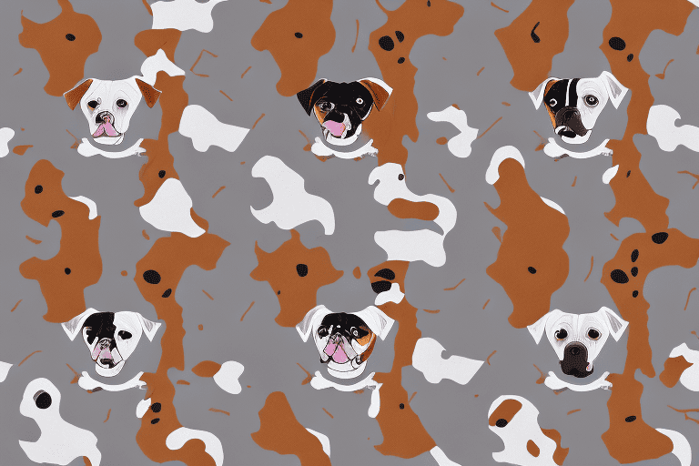 Several different breeds of dogs