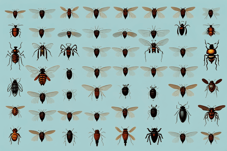 Several common insects such as fleas