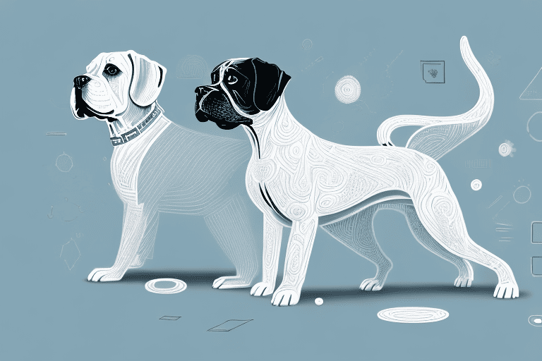 A few different breeds of dogs in a calm